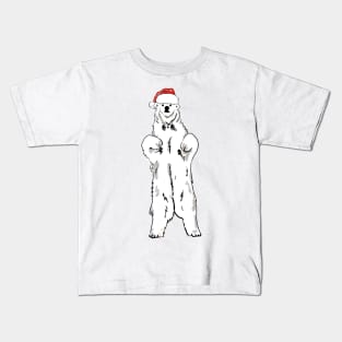 Christmas polar bear Kids T-Shirt